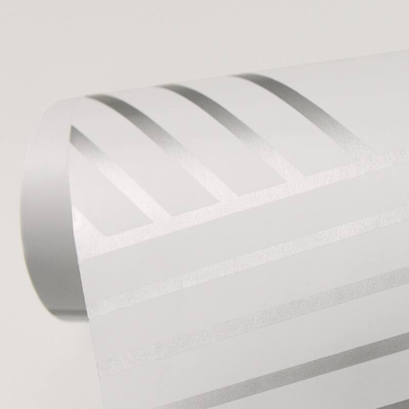Scott Living Silver Illusion Self Adhesive Wallpaper