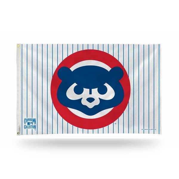 3' x 5' Blue and Red MLB Chicago Cubs Large Banner Flag - N/A