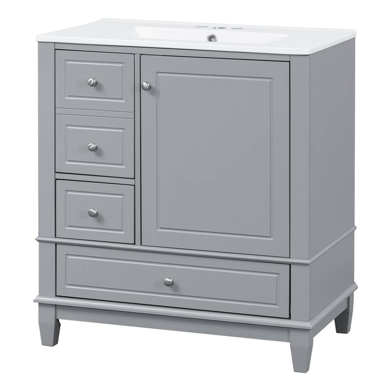 Christopher Knight Home 30" Stylish and Functional Bathroom Vanity with Sink