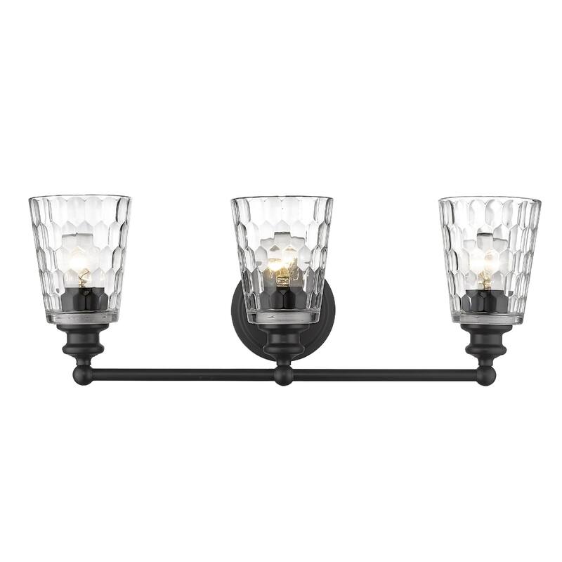 Modern Transitional Hardwired Wall Light with Reversible Mount and Clear Glass Shade LED Compatible