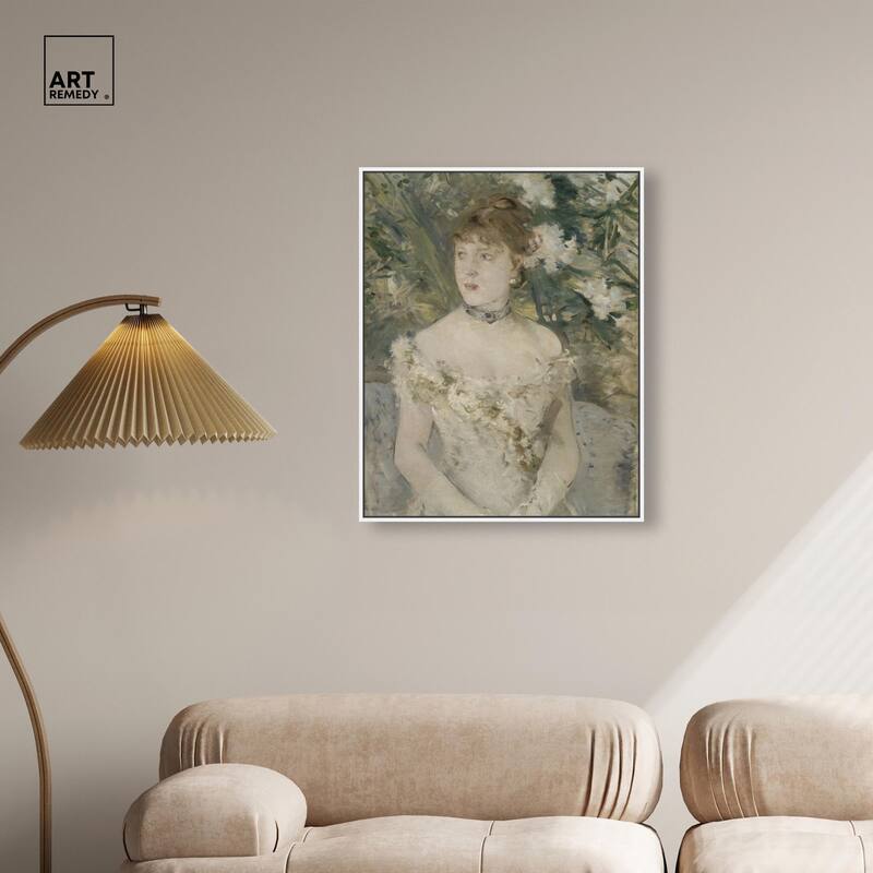 Young Girl in a Ball Gown Canvas by Art Remedy