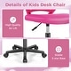 preview thumbnail 31 of 38, Costway Height-adjustable Ergonomic Kids Desk Chair with Universal - See Details