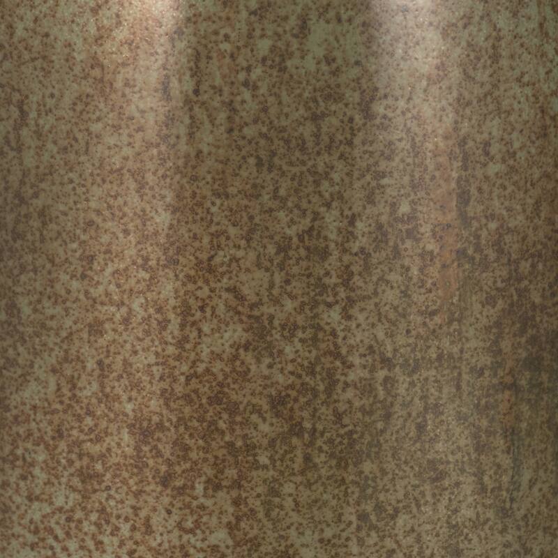 Sagebrook Home Anders Gold Floor Bottle, Cylinder, Glass, Ombre, Gold, Contemporary