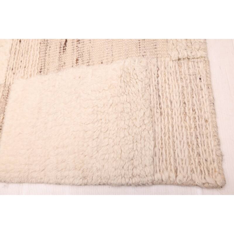 ECARPETGALLERY Hand-knotted Looma Cream Wool Rug - 9'3 x 12'2