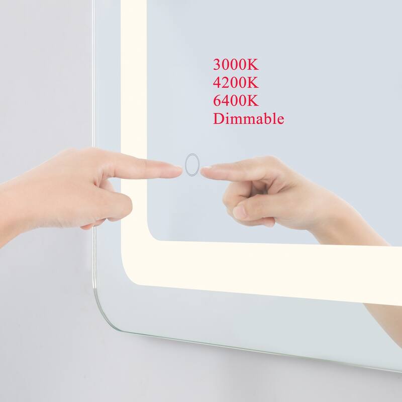 Indigo Home 36in x 60in soft edge LED mirror