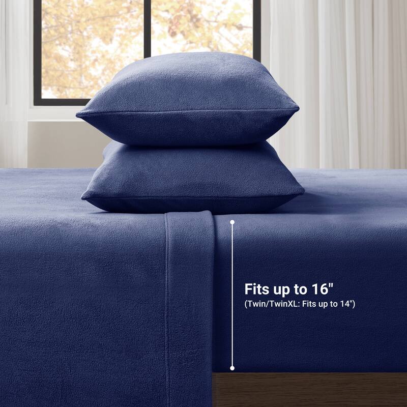 Madison Park Micro Fleece Bed Sheet Set