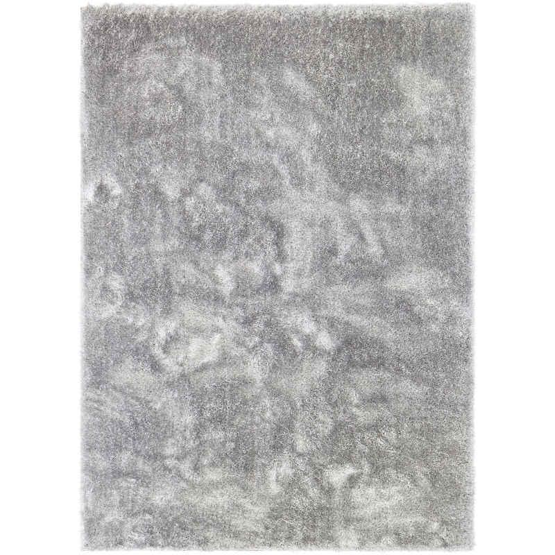 Well Woven Feather Liza Solid Shag Area Rug