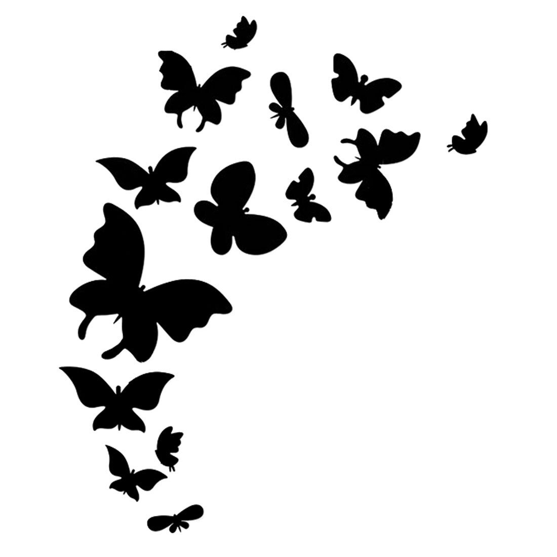 Shop Hotel Room Acrylic Butterfly Design Diy Removable Mirror Wall