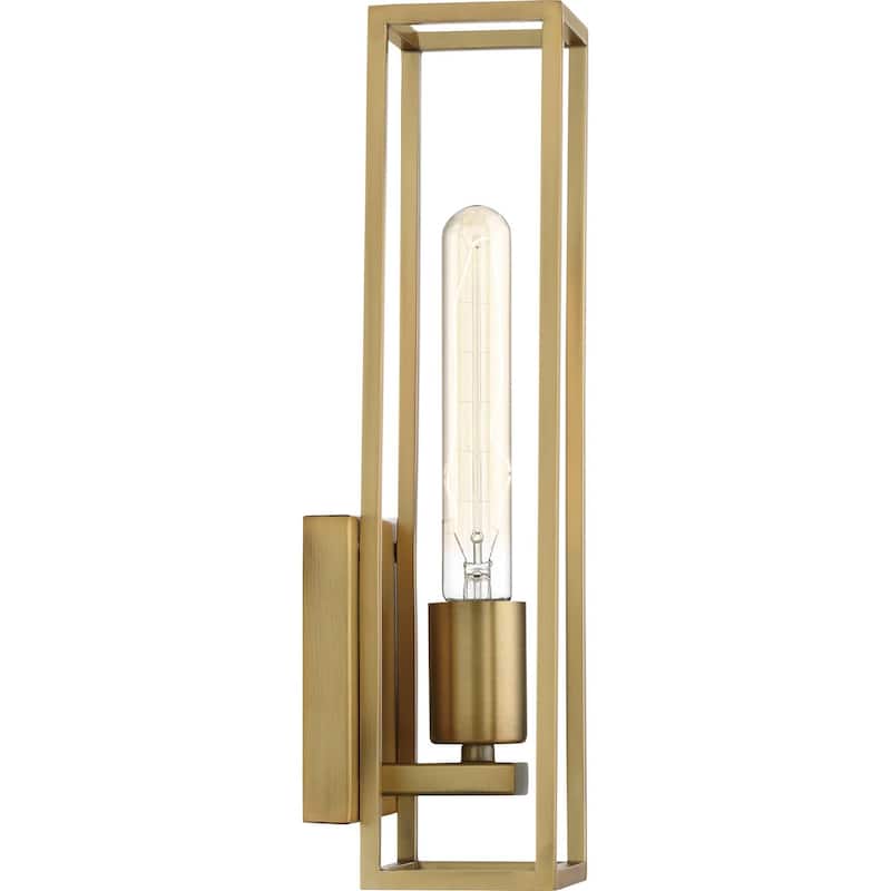 James Allan Rockcastle Single Light 14" Tall Bathroom Sconce