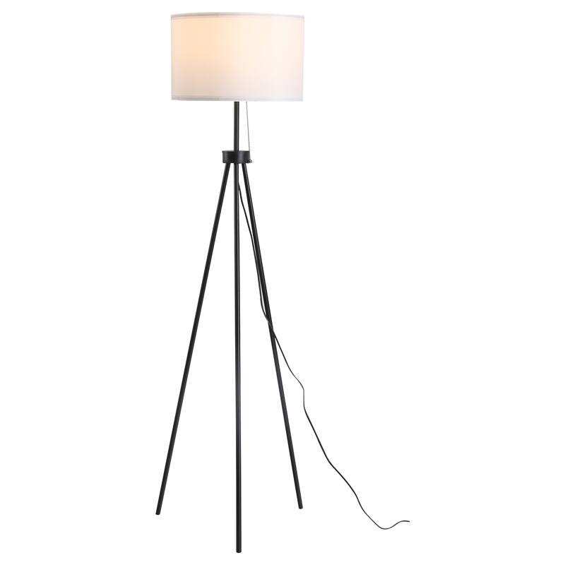 HOMCOM Floor Lamp with Fabric Drum Lampshade 59.75"H - 14.5*14.5*59.75