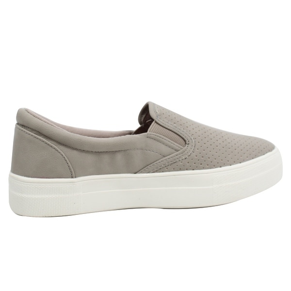 soda women's perforated slip on sneakers