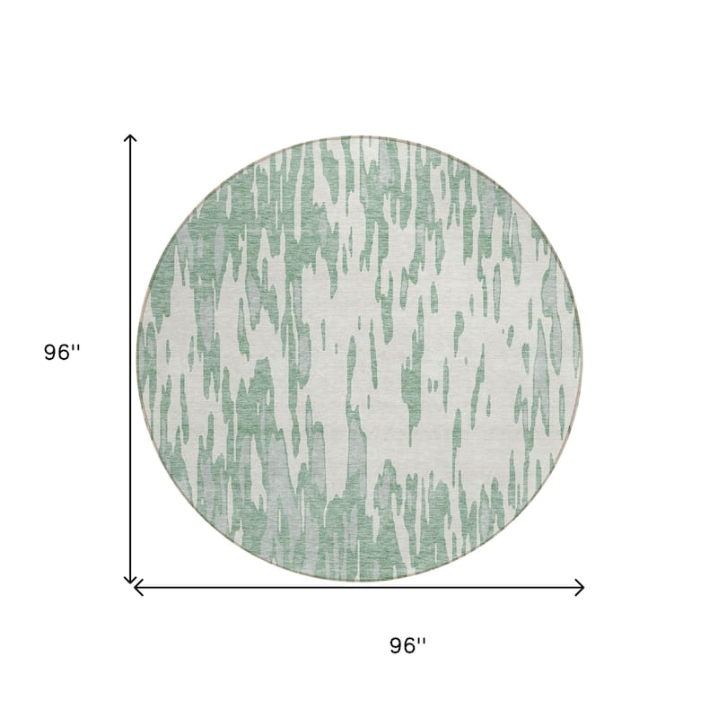 HomeRoots Abstract Transitional Rectangle Outdoor Rug