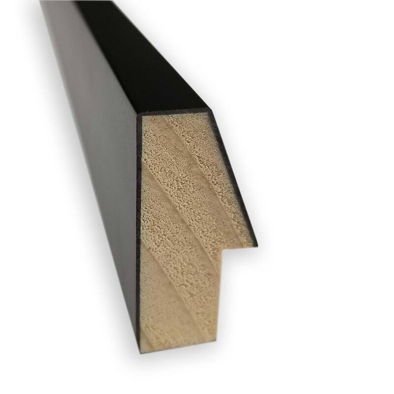 Lucie Wood Framed Grey Corkboard Bulletin Board