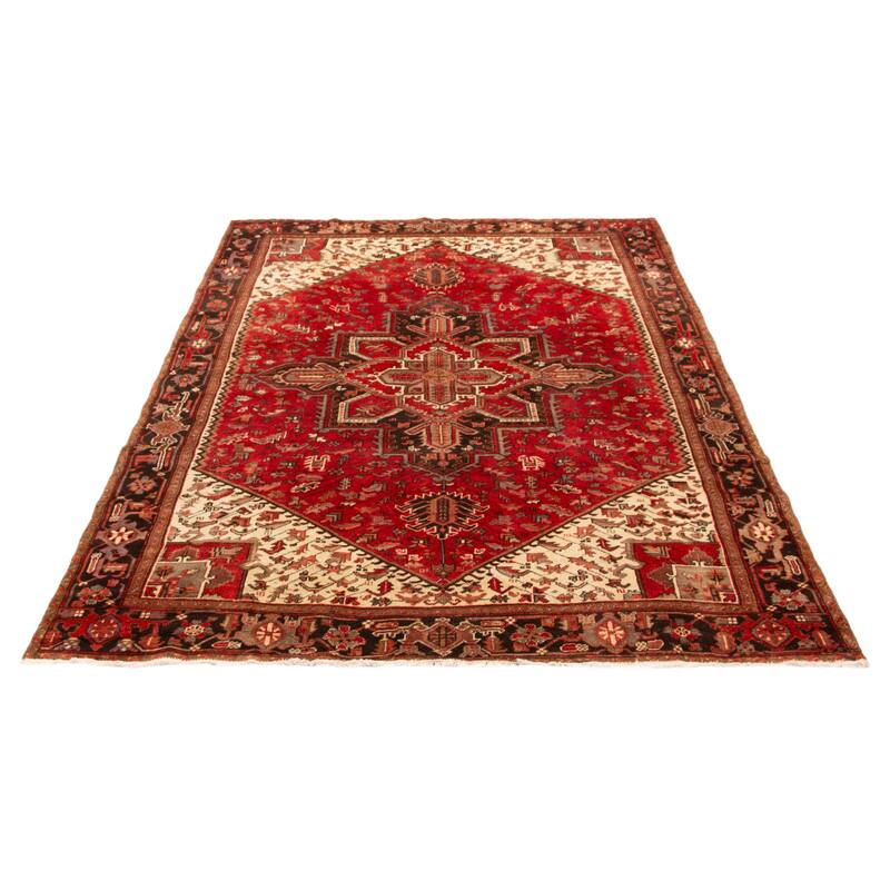 ECARPETGALLERY Hand-knotted Sarabi Red Wool Rug - 7'8 x 10'9
