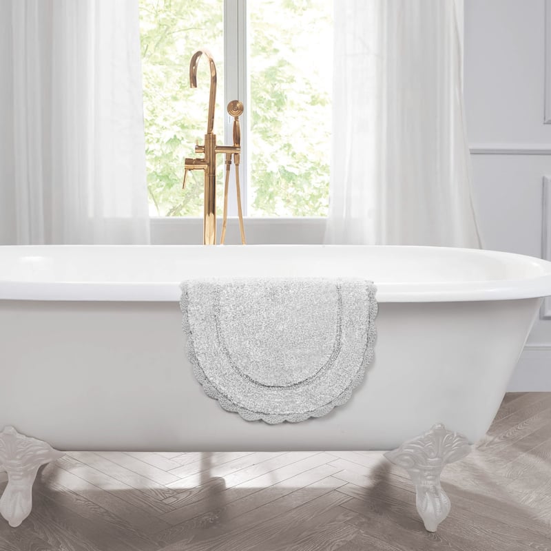 Laura Ashley Eloise Crochet Border Bath Mat
