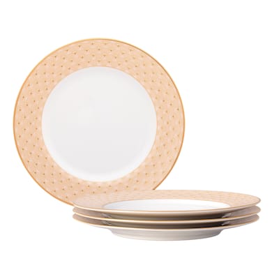 Noritake Trocadero Gold Set Of 4 Salad Plates, 8.25"