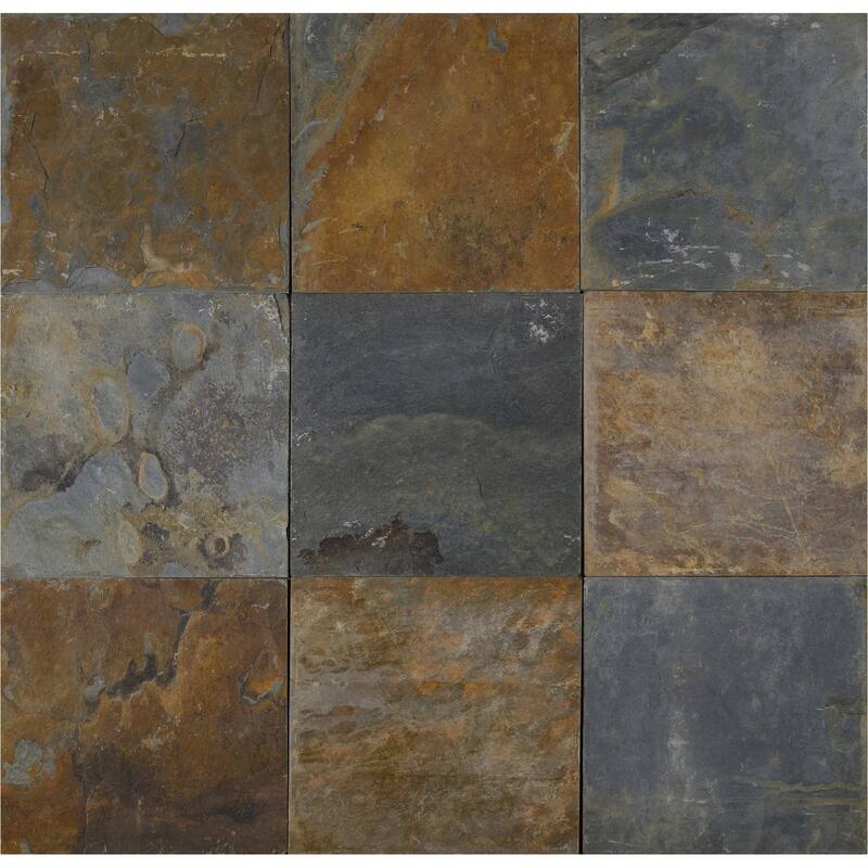 Ackland AKTLT12X12G-PL 12" x 12" Stone Solid Floor and Wall Tile -