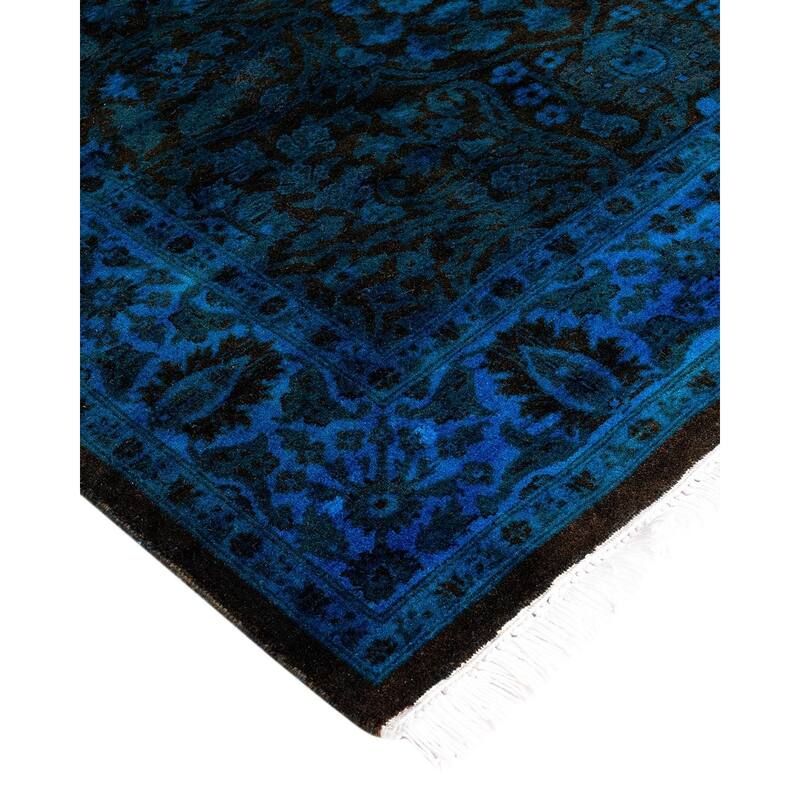 Fine Vibrance One-of-a-Kind Hand-Knotted Runner Rug - Red, 3' 2" x 22' 8" - 3' 2" x 22' 8"