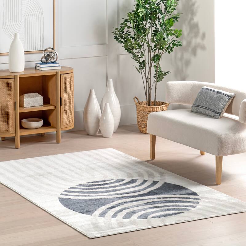 Nuloom Shandra Abstract Sky Area Rug - 4' x 6' - Blue