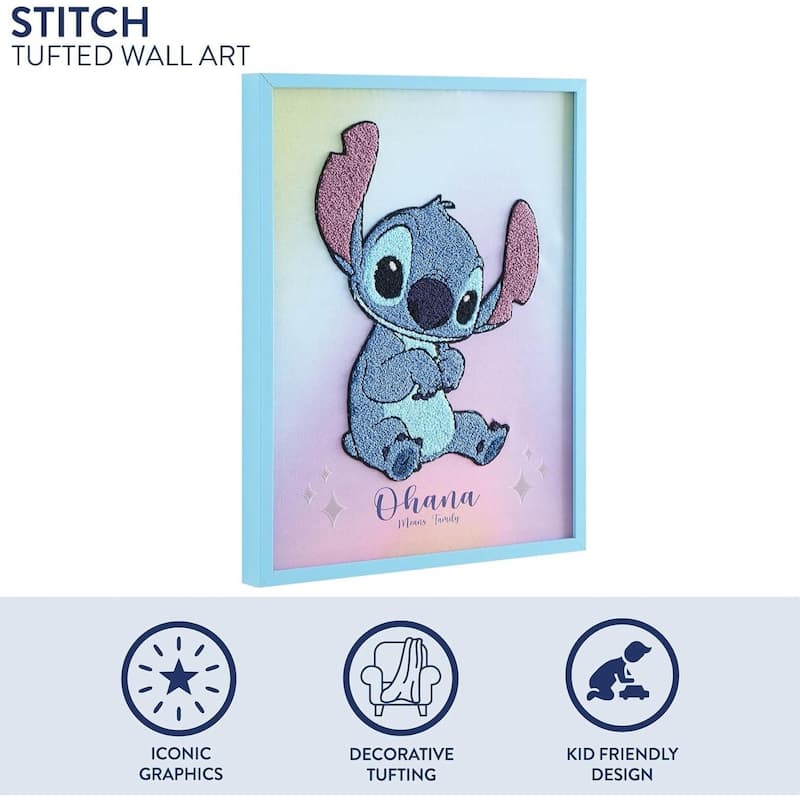 Disney Stitch Tufted Wall Art Decor