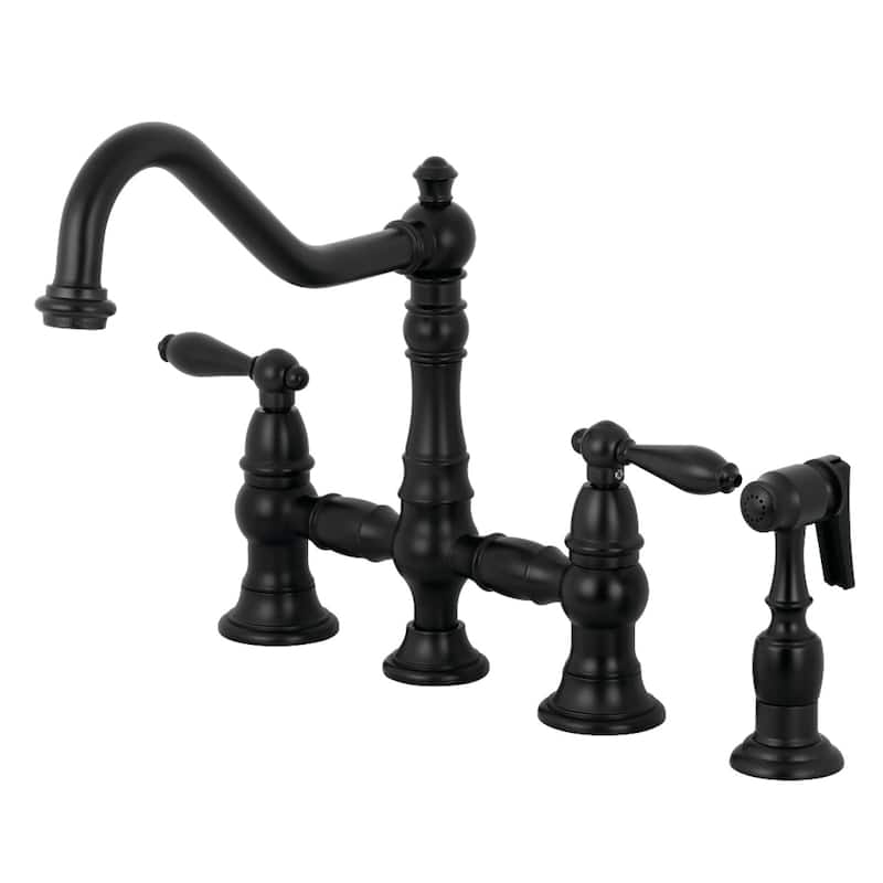 Kingston Brass Restoration Kitchen Faucet with Side Sprayer
