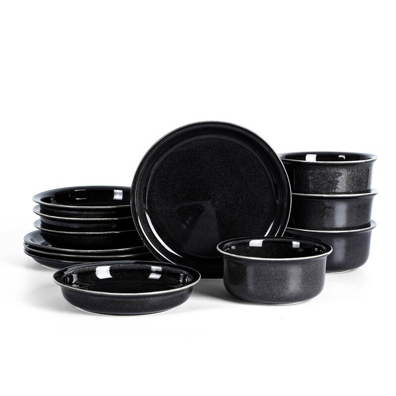 Stone Lain Slate Stoneware Dinnerware Set