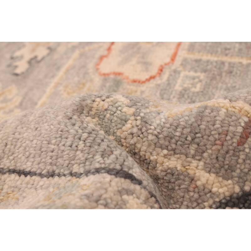 ECARPETGALLERY Hand-knotted Jules Serapi Grey Wool Rug - 7'9 x 9'10