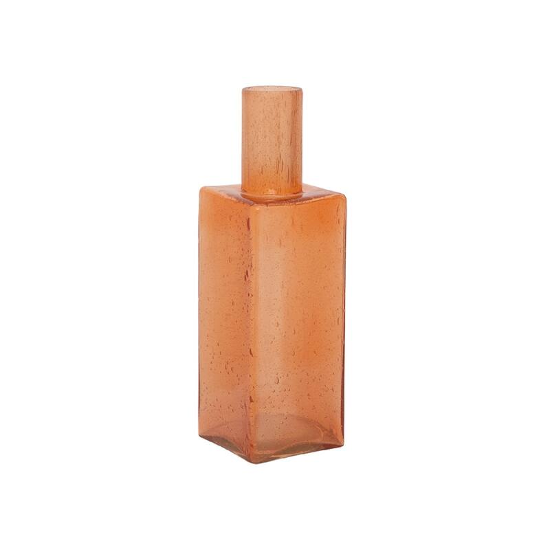 Veli Tabletop Decorative Vase - 13.25" - Orange