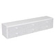 preview thumbnail 11 of 12, American Design Full Bed with Bookcase Headboard, White