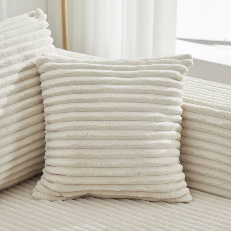 Roomfitters Modular Sectional Sofa, Deep Seat Double Chaise Cloud Couch with Plush Corduroy Upholstery