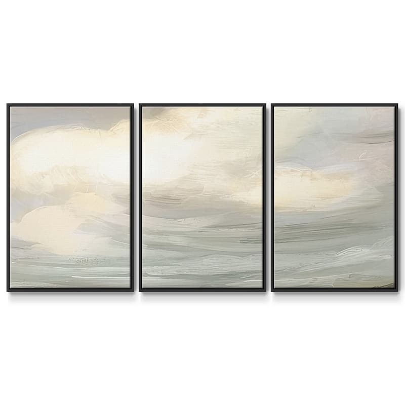 Muted Sky Horizon II - Multi Piece Framed Canvas