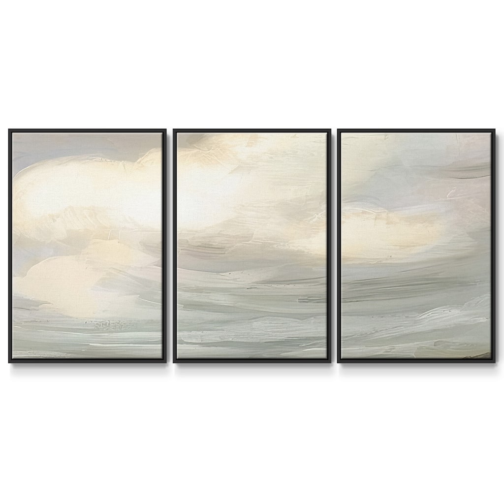 Muted Sky Horizon II - Multi Piece Framed Canvas
