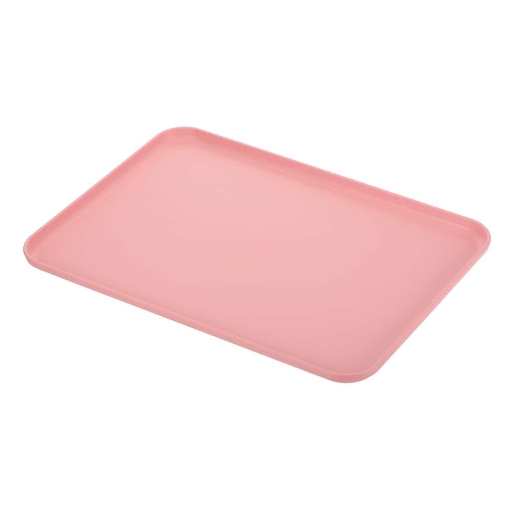 15x11" Fast Food Tray, PP Plastic Reusable Rectangle Serving Tray