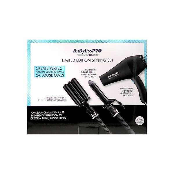 BaByliss Pro LIMITED EDITION Porcelain Ceramic Styling Set  display picture 1