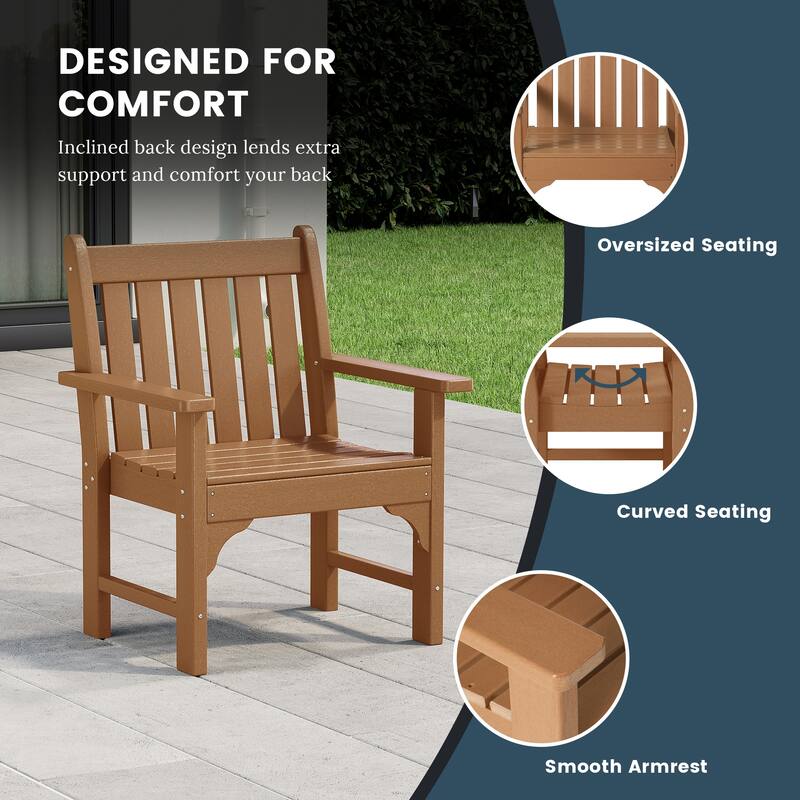 Laguna Poly Garden Arm Chair (Set of 4)