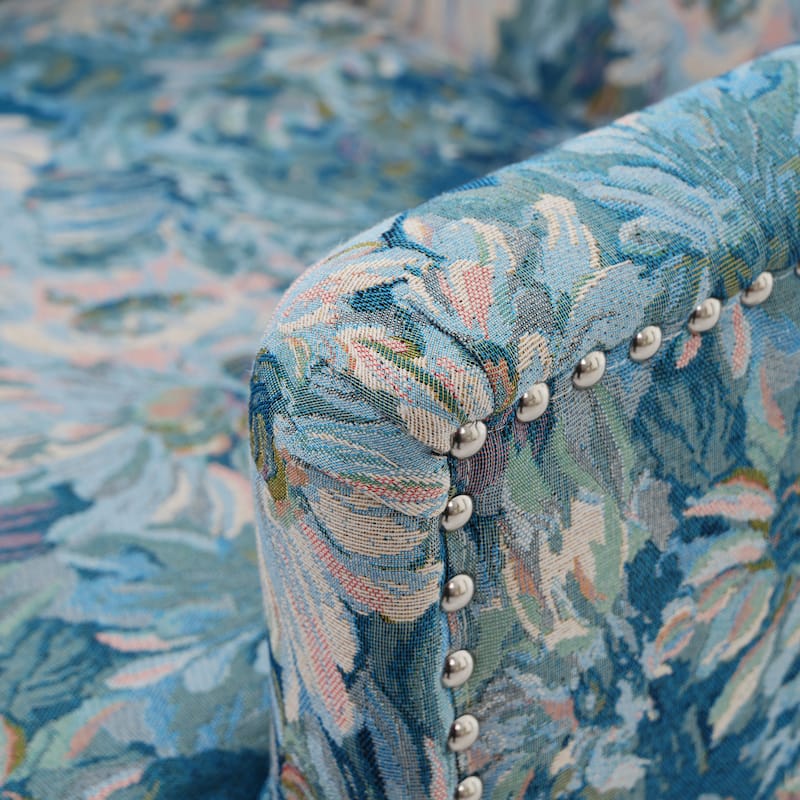 Harrison Tufted Fabric Club Chair by Christopher Knight Home