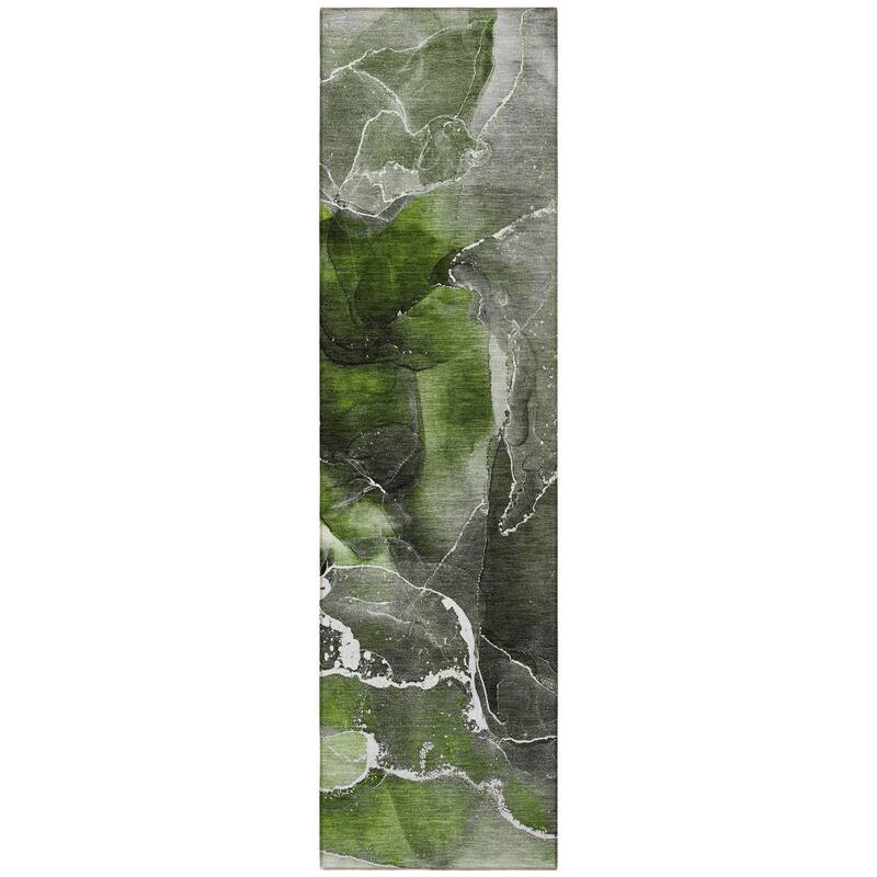 Allus Unique Abstract Weather Resistant Current & Stylish Outdoor Rug