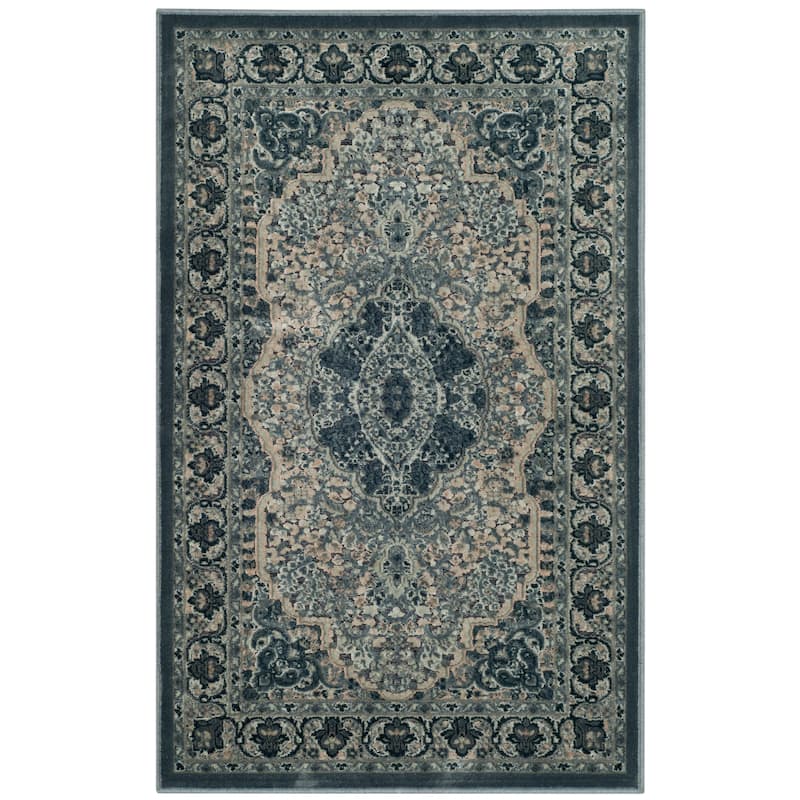 SAFAVIEH Paradise Hledis Modern Viscose Rug - 2'7" x 4' - Light Blue/Blue