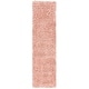 preview thumbnail 95 of 123, SAFAVIEH August Shag Veroana Solid 1.5-inch Thick Rug 2' x 7' Runner - Rose - Runner