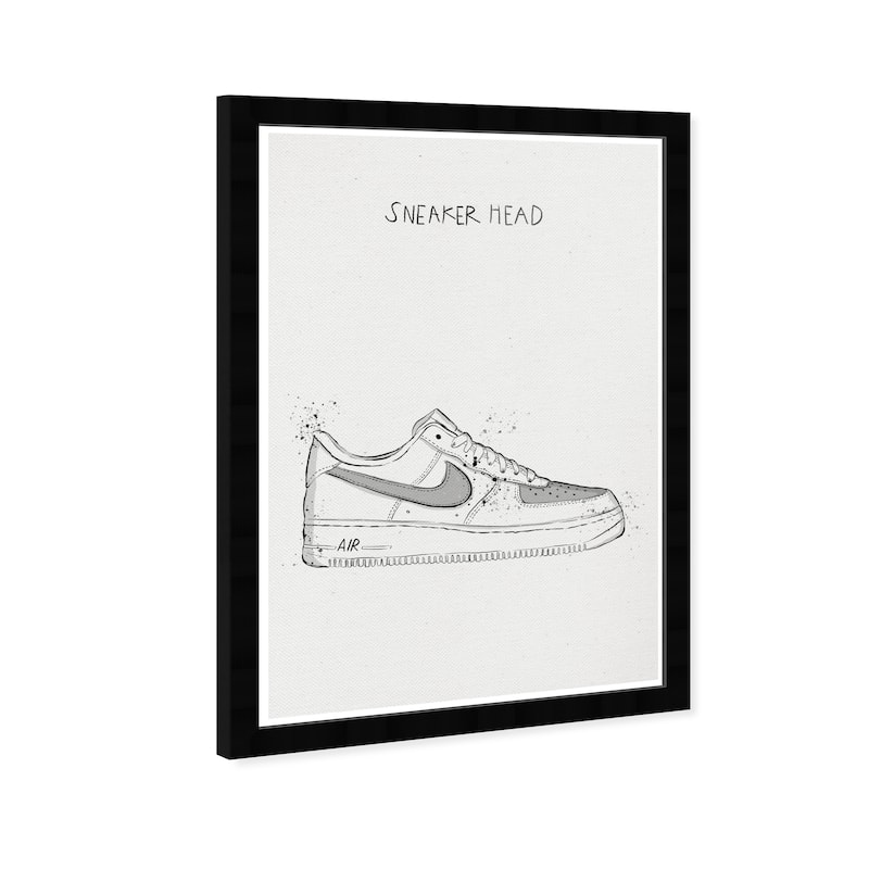 Wynwood Studio Prints Fashion and Glam Sneakerhead Neutral White and Modern & Contemporary Wall Art Canvas Print