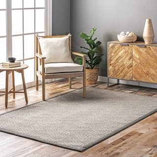 Nuloom Natural Textured Suzanne Area Rug