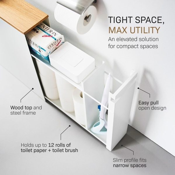 Yamazaki Home Bathroom Storage Cabinet