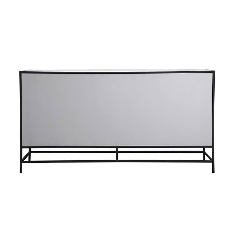 Modern Mirrored End Table