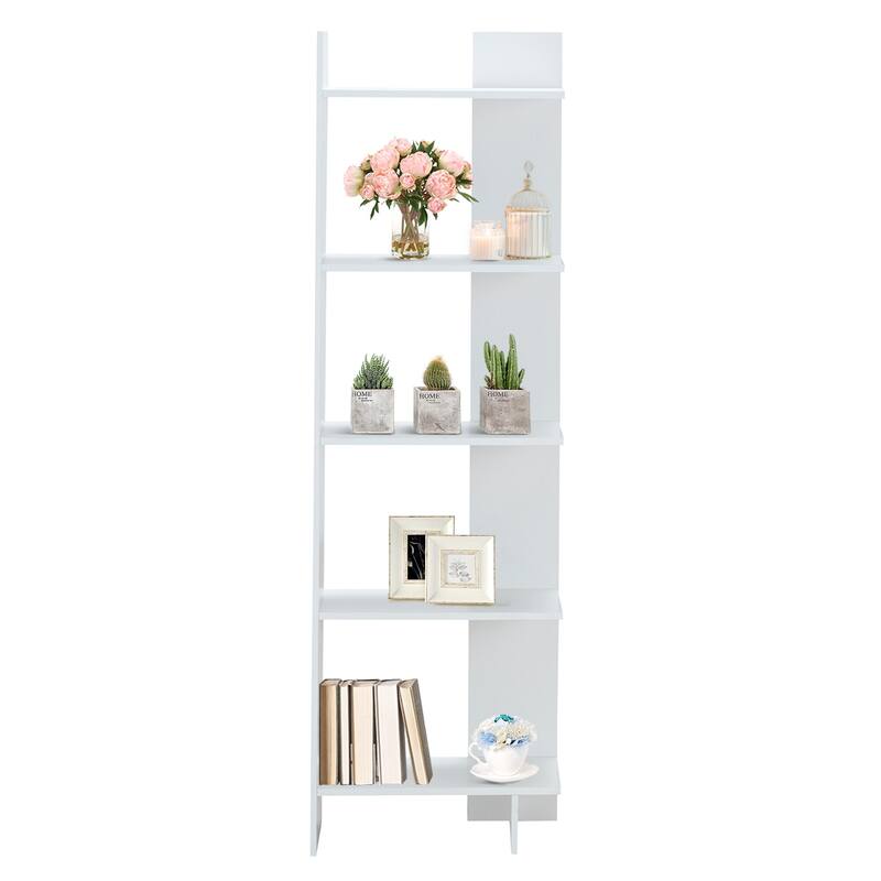 Costway 1PC/2PCS 5-Tier Bookcase Storage Open Shelves Display Unit