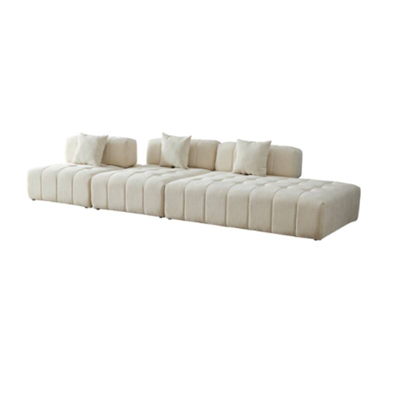 Piano key combination sofa - White