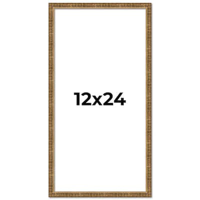12x24 Frame Gold Kingsley Distressed Solid Wood Picture Frame Width