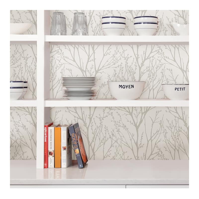 NuWallpaper Treetops Peel & Stick Wallpaper - 216in x 20.5in x 0.025in