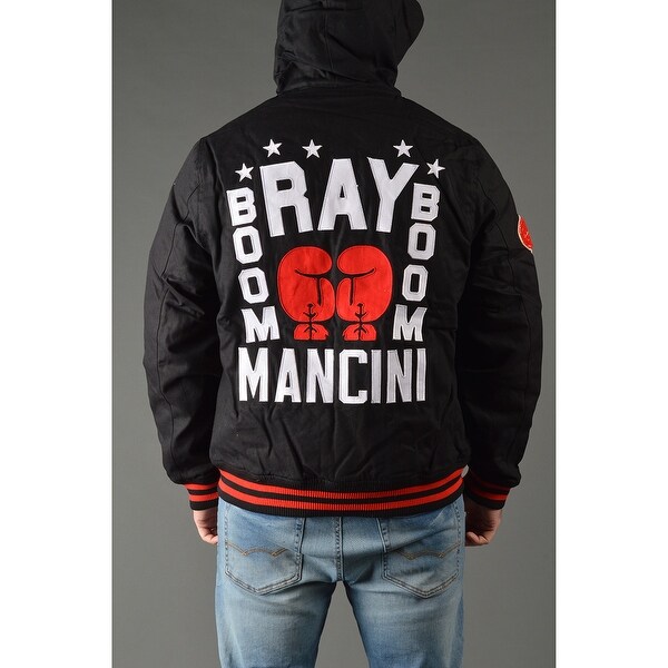 Shop Roots Of Fight Ray Boom Boom Mancini Canvas Jacket Black