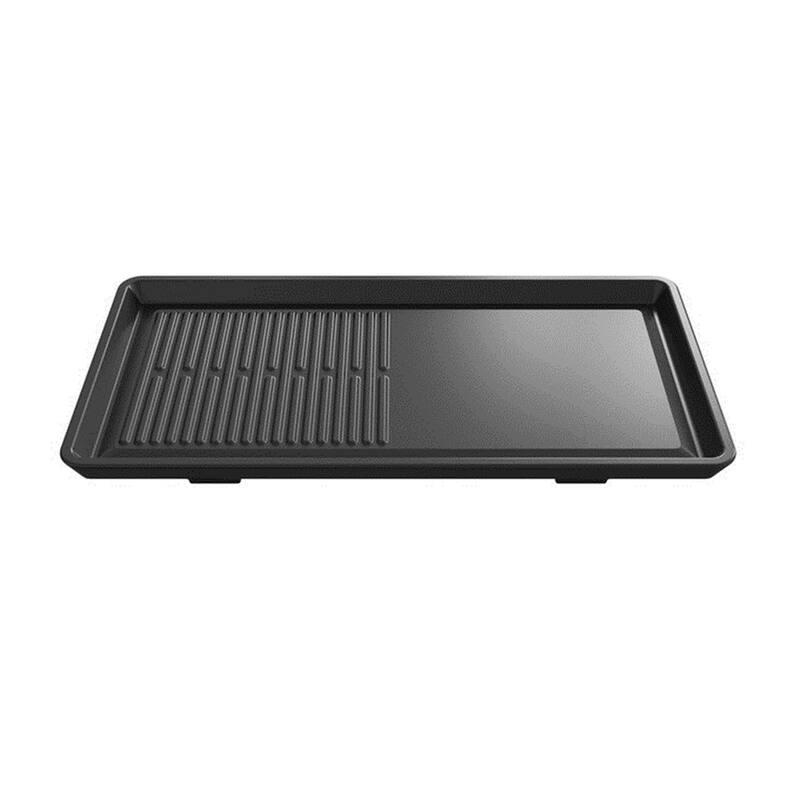FOTILE TriRing 1Piece Black Cast Iron NonStick Grill Griddle Bed