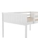 preview thumbnail 12 of 11, Full Size Wood Low Loft Bed with Ladder